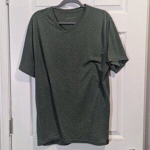 Green V-Neck